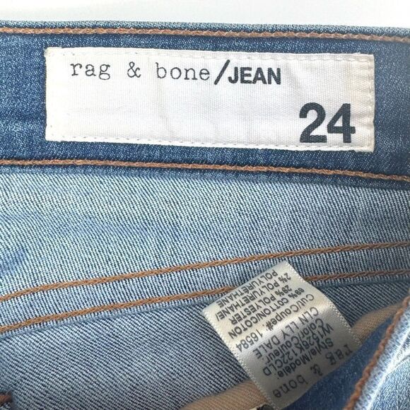 Rag & Bone Clean Lily Dale Skinny Ankle Jeans - Picture 8 of 12